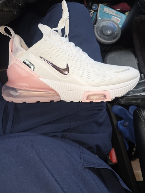 Nike Shoes - Nike Women’s Air 270 White & Pink Athletic Sneakers